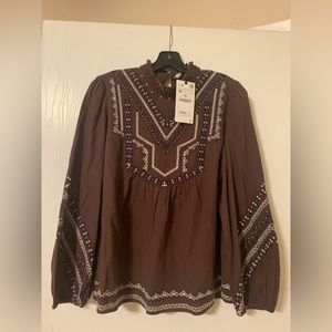 NWT Zara blouse size Medium